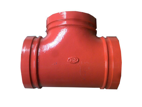 厂家直销 3c认证 潍坊沟槽管件 卡箍正三通 沟槽式三通 型号齐全