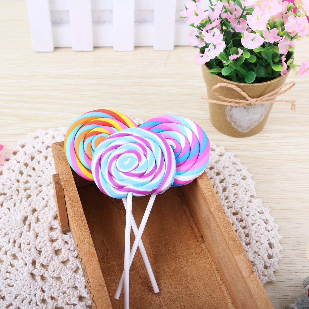 趣味棒棒糖橡皮擦 卡通学生文具橡皮 儿童奖品礼品文具批发