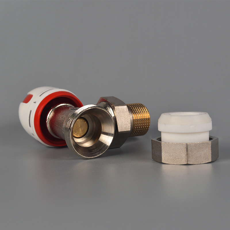 黄铜暖通温控阀 暖气温控阀 直通温控阀 ppr直通温控阀 6分调节阀