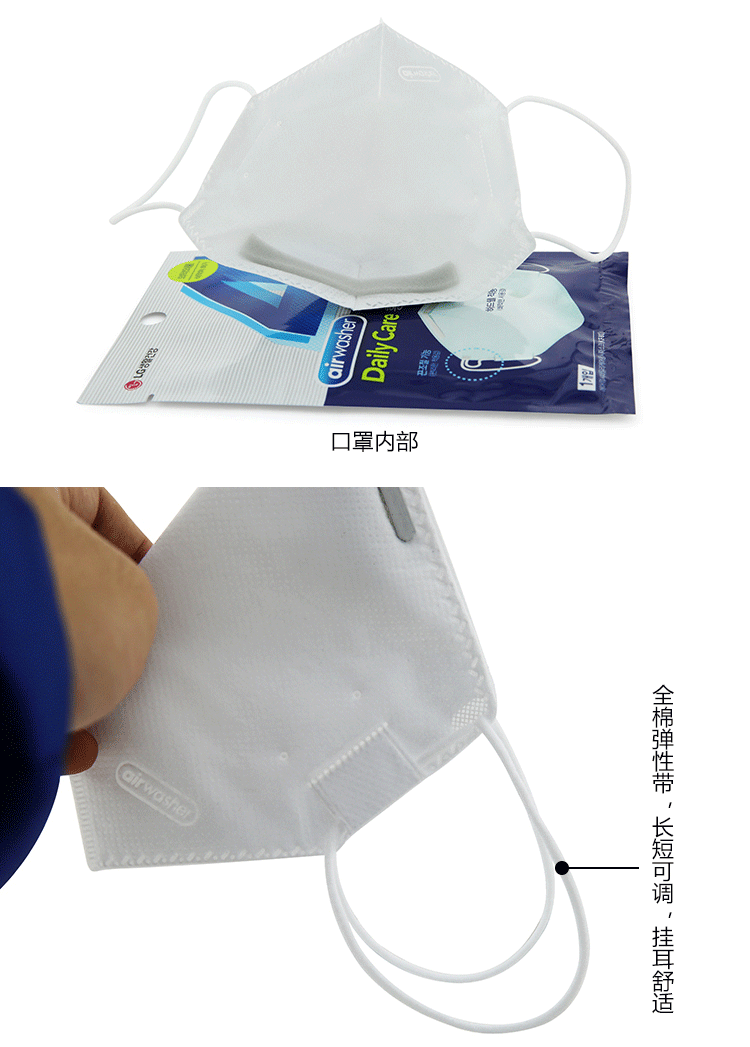 韩国lg生活健康4层防雾霾pm2.5 微细尘埃口罩