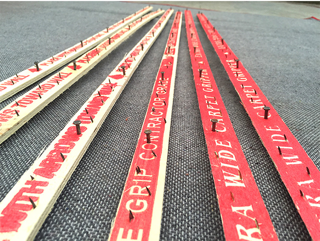 胶合板木钉条地毯安装辅料 满铺毯专用辅料 跨境地毯钉条