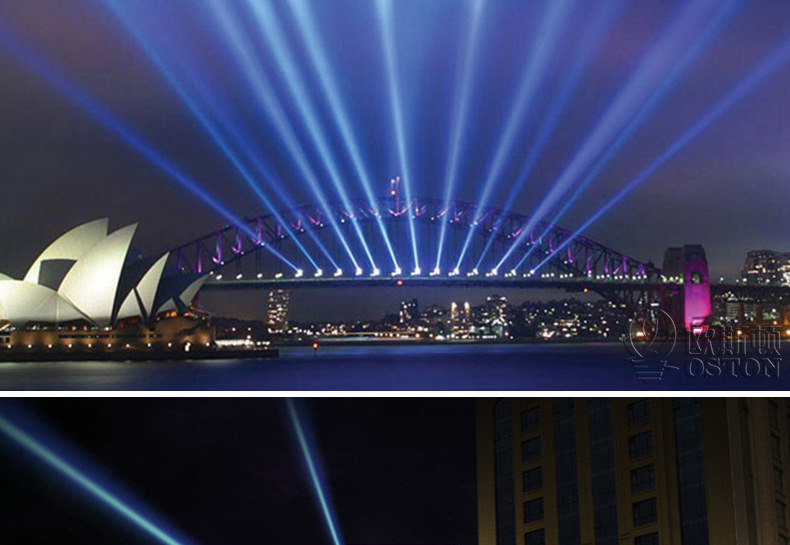 欧斯顿led一束光射灯 聚光远程射灯户外防水超亮远射光柱灯室外