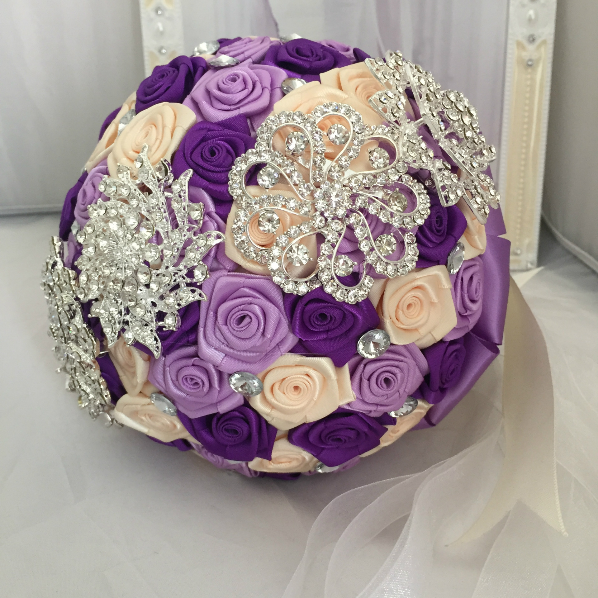 包邮手工韩式新娘手捧花diy材料包搭配水