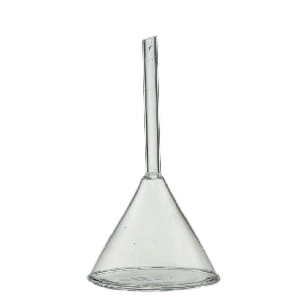 玻璃漏斗 75mm 三角漏斗 化学仪器 玻璃仪器 耗材