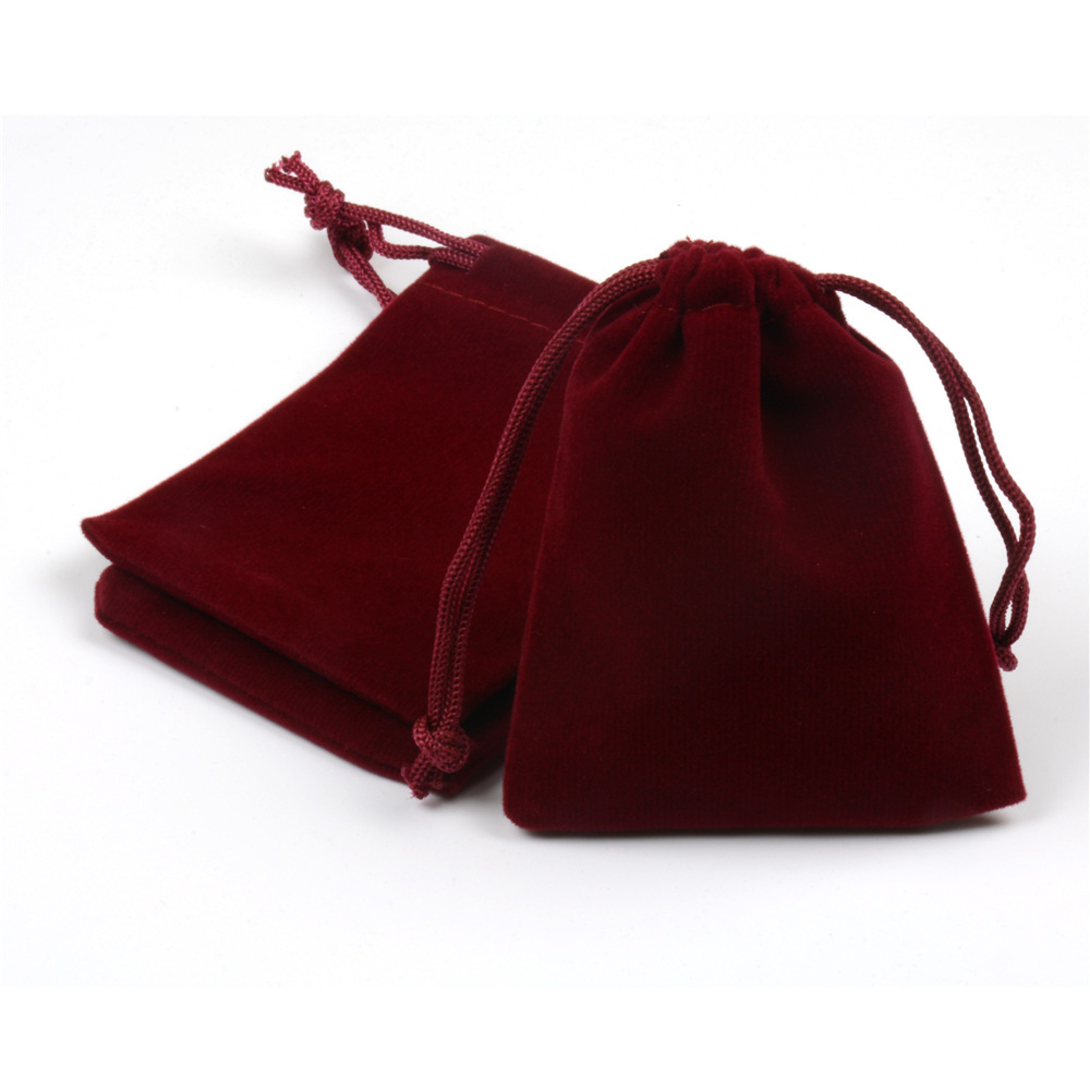 9*12 束口绒布袋 抽绳珠宝首饰礼品收纳包装绒布袋定做logo