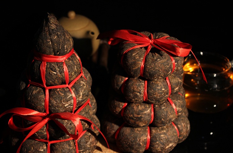 云南普洱茶沱茶金瓜茶小金瓜组合1kg普洱生茶布朗山茶叶