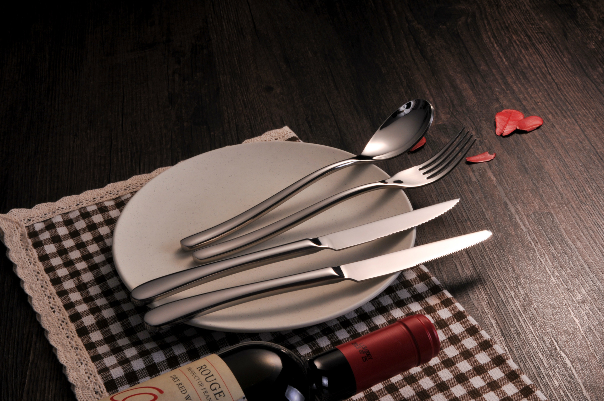 刀具_刀片_铣刀_揭阳不锈钢刀叉 月光系列刀叉 高档不锈钢餐具 汤勺