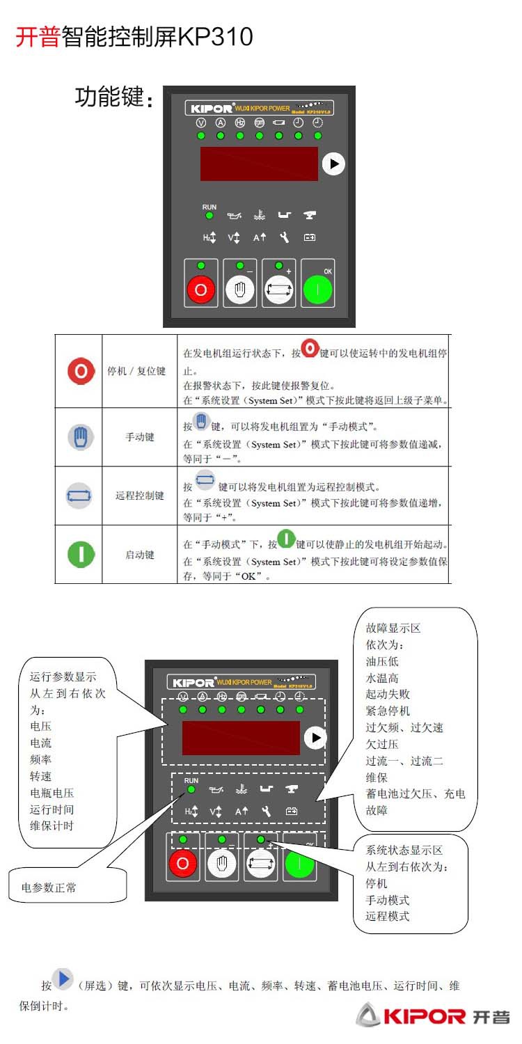 生产供应10kw开普柴油发电机高性能柴油发电机组kde20ss3开普