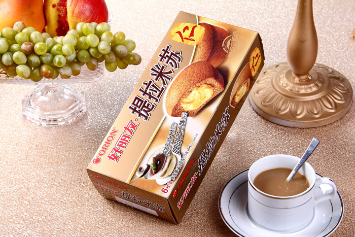 好丽友提拉米苏,蛋黄派6枚138g/盒西式夹心蛋糕点心休闲零食小吃