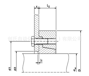 德国原装进口 灵飞达 RINGFEDER 锁紧盘 胀套 FRN4023 50 SD-A