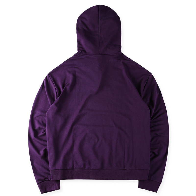 2016秋季新款欧美潮牌vetements紫色连帽套头字母宽松加大码卫衣
