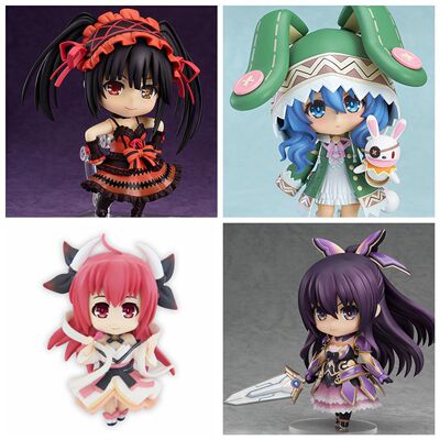 漫翔批发玩具动漫 约会大作战 q版4款 手办模型摆件 五河琴里