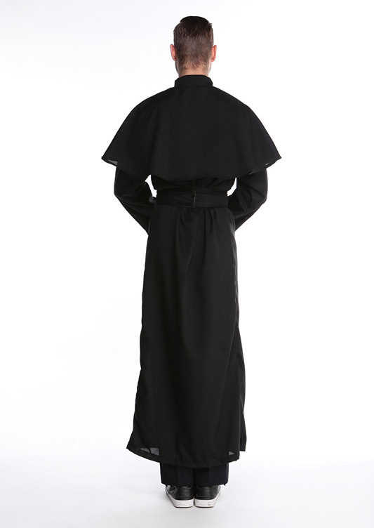 分码万圣节表演服圣母玛利亚服装修女服牧师服装舞会演出服实拍