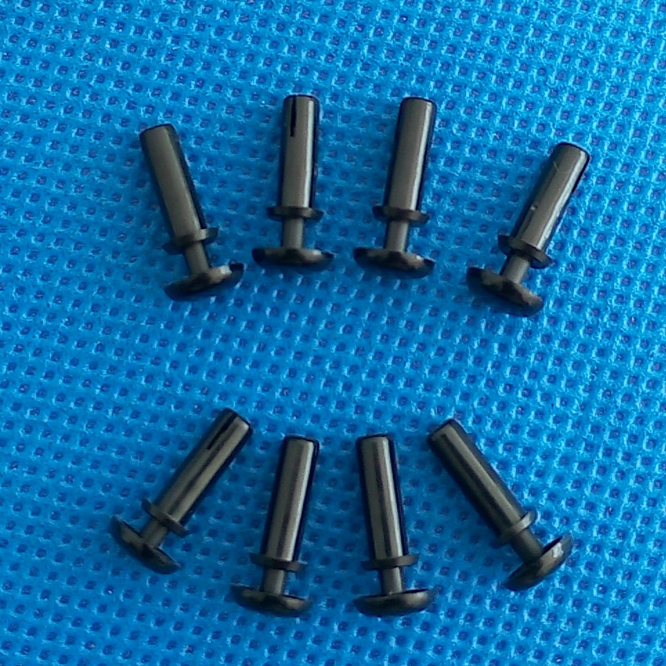东莞厂家特价销售 黑色尼龙铆钉 r3075塑胶固定扣 塑料膨胀铆钉