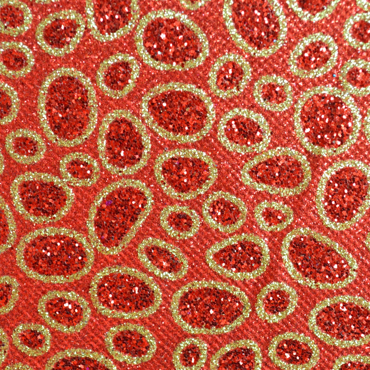 厂家直销水晶亮片格利特闪粉印花皮革