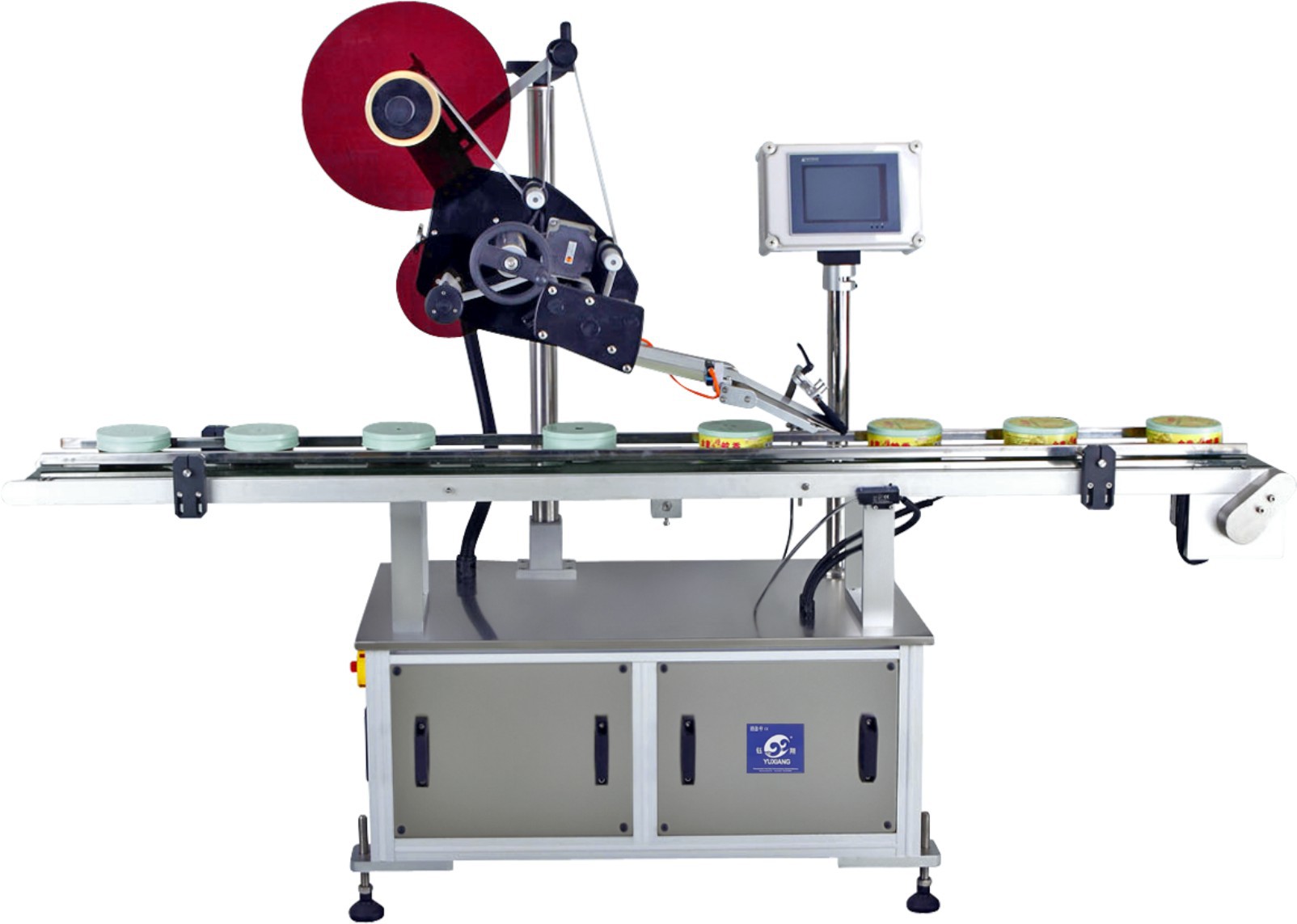 全自动半自动平面贴标机 不干胶高速贴标机 自动双面圆瓶贴标签机