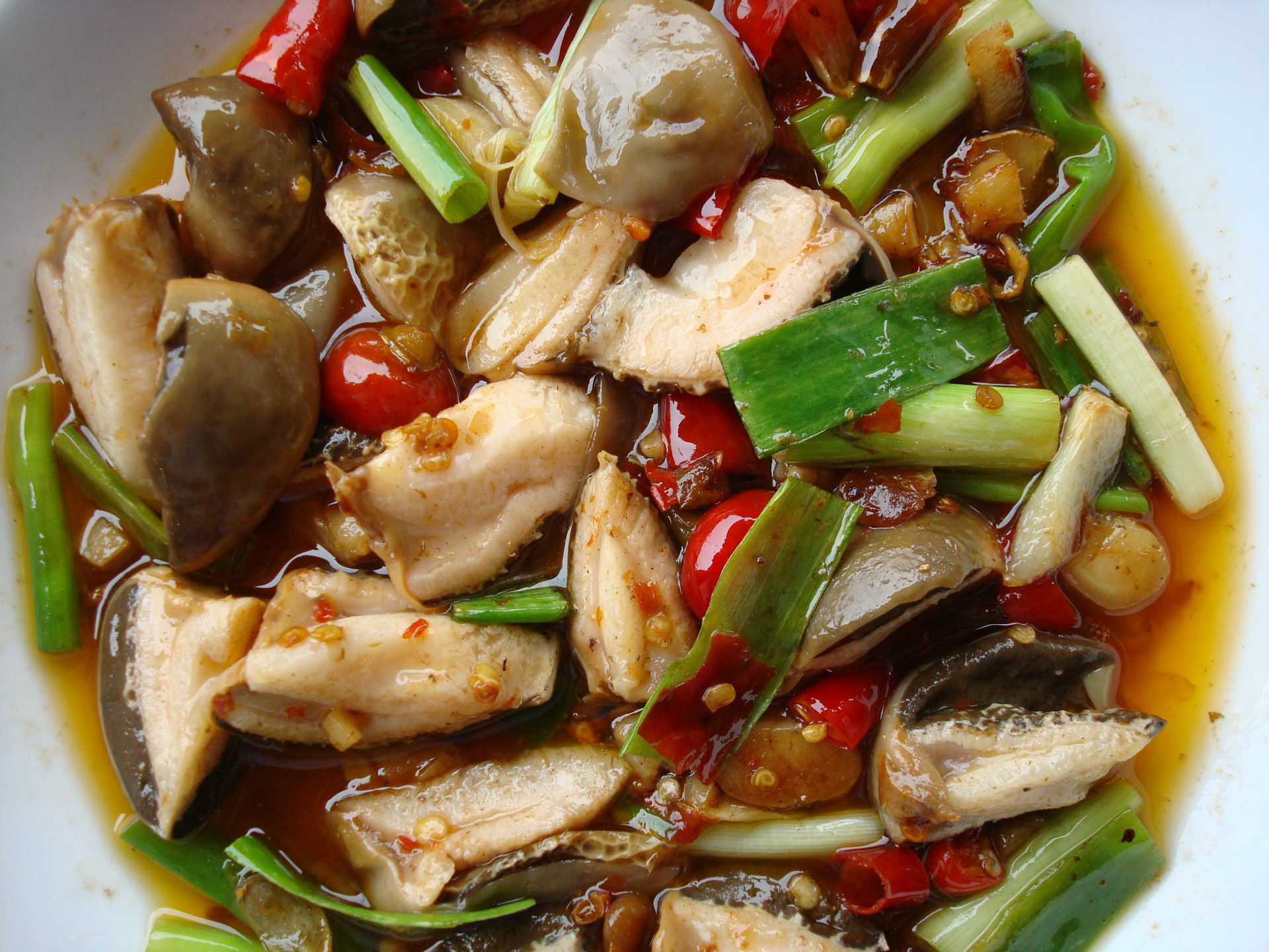 舌尖上的冰与火#梦幻菜品展;水煮竹荪蛋