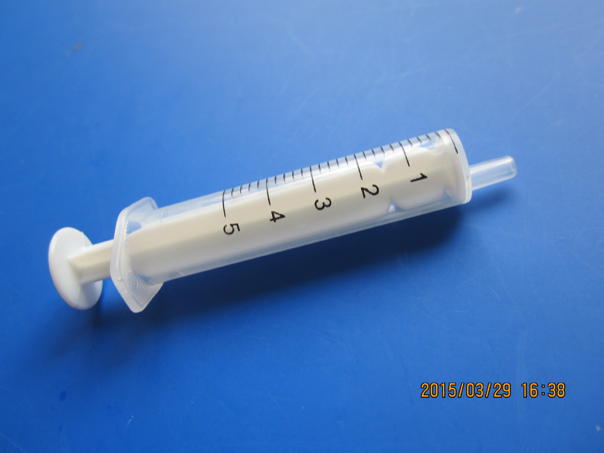 5ml5毫升二件式两件式无活塞无胶塞5cc偏头式注射器