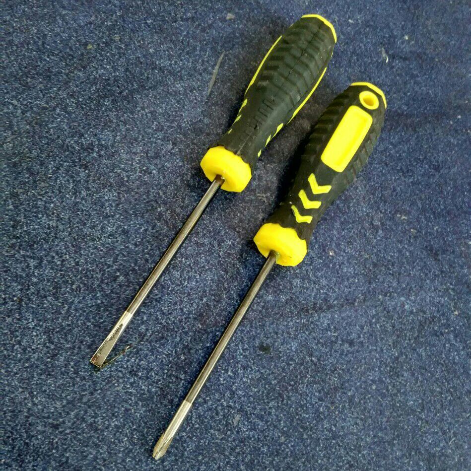 厂家批发各种规格细杆螺丝刀十字梅花改锥一字平口起子旋具螺丝批