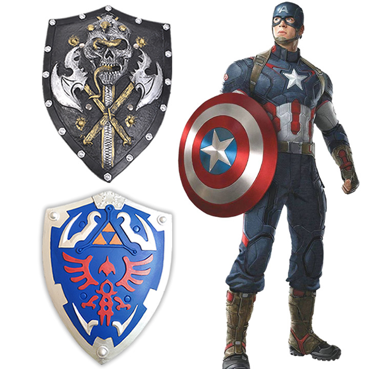 盾牌玩具酒吧装饰 影视舞台道具 pu橡胶安全仿真兵器男孩玩具武器