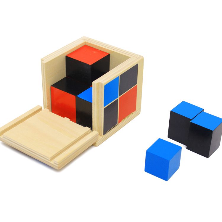蒙台梭利蒙氏数学教具国际版二项式儿童早教幼儿园木质玩具