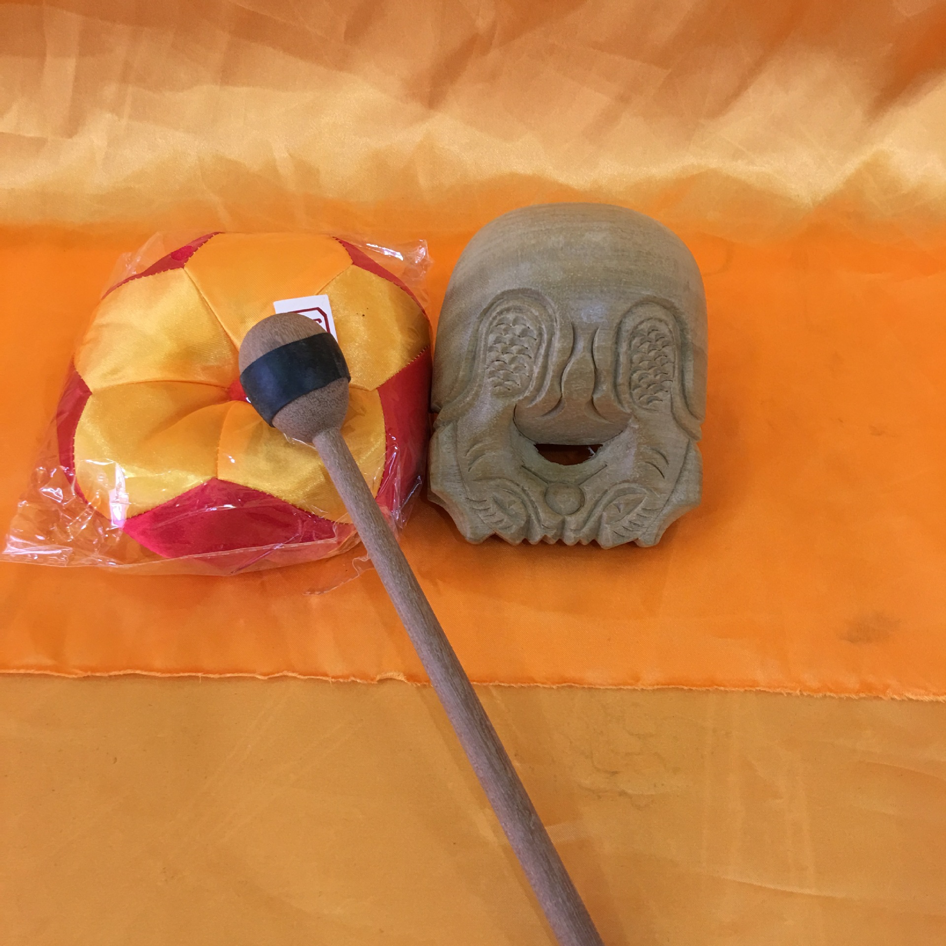 厂家直销批发寺院佛教法器台湾实木木鱼3.5寸-32寸 铜庆.