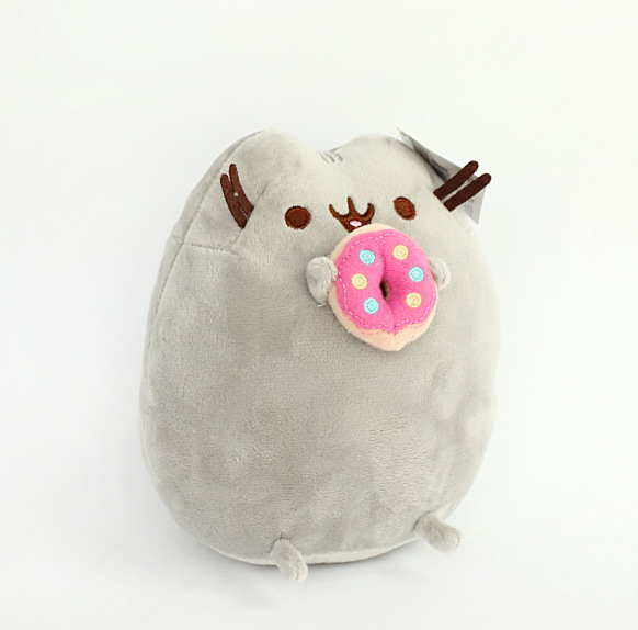 pusheen猫 23cm25cm饼干猫 胖吉猫 拿饼干的胖吉猫