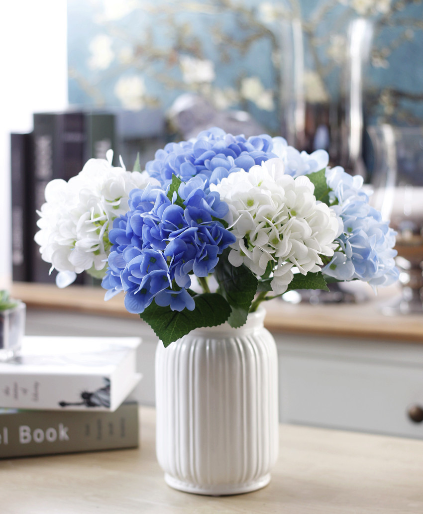 仿真花短枝绣球 假花批发 厂家销售 家居装饰 短枝婚庆绣球花