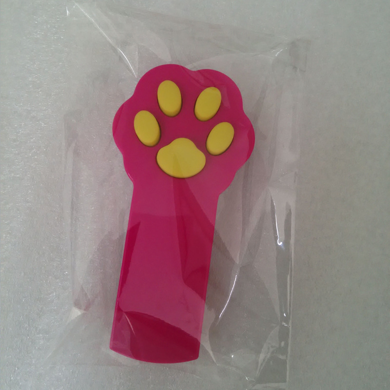 批发零售激光逗猫棒玩具 红外线逗猫笔 猫爪印圆点激光棒玩具