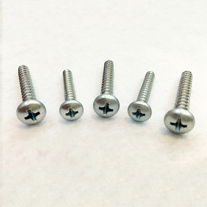 din7981自攻螺丝 厂家美标盘头无割尾8#螺钉批发 紧固件连接件