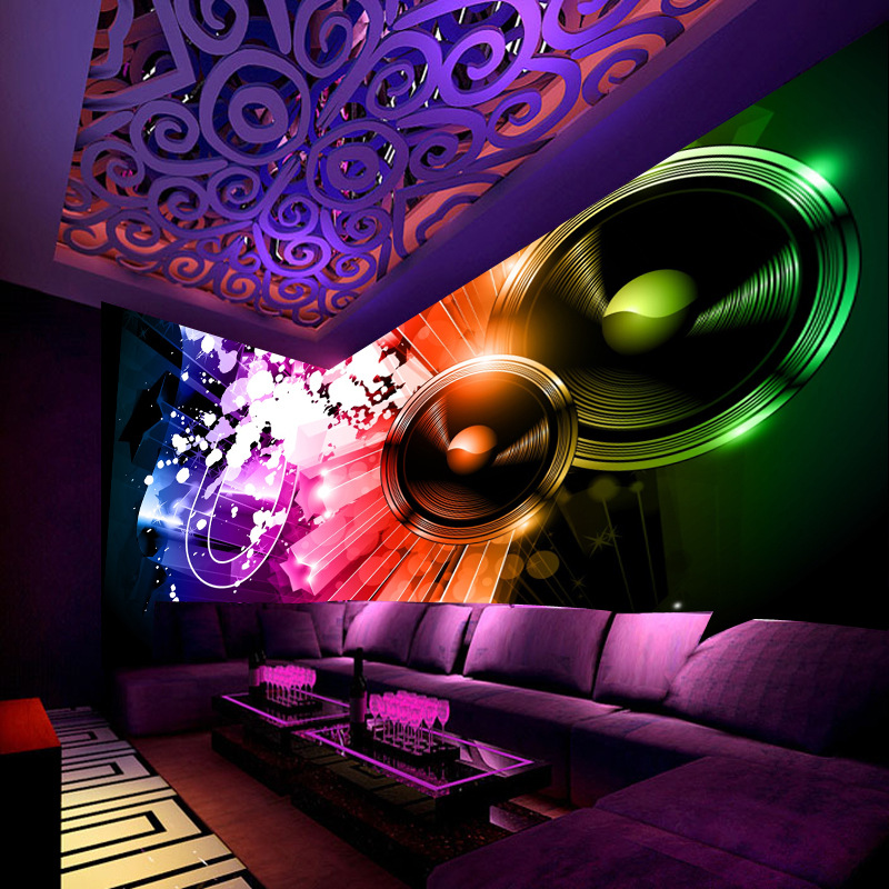 ktv壁纸题包厢酒店墙纸主3d壁画背景墙性感美女酒吧无缝墙布