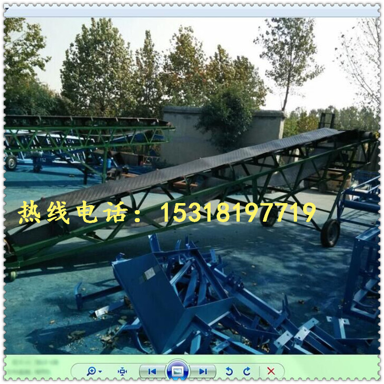 来厂参观皮带输送机