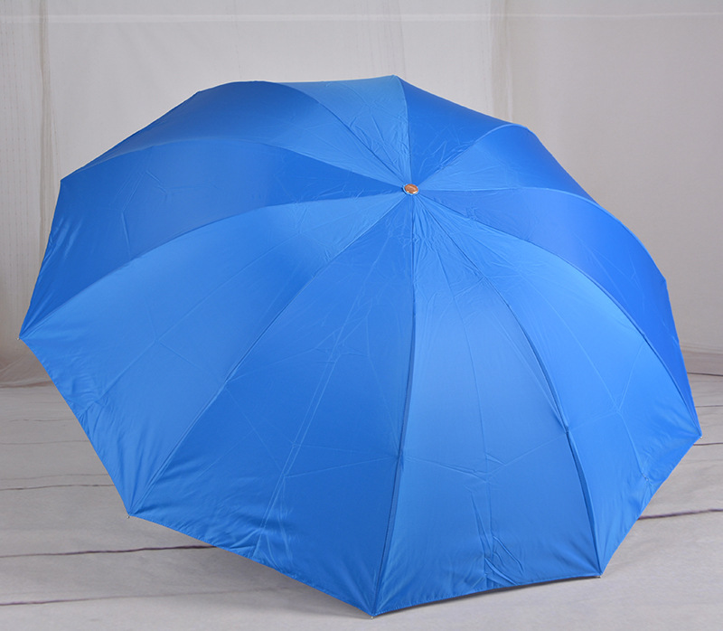 【天堂红旗】 蓝色可爱蕾丝花边遮阳防雨两用伞 加厚加固雨伞