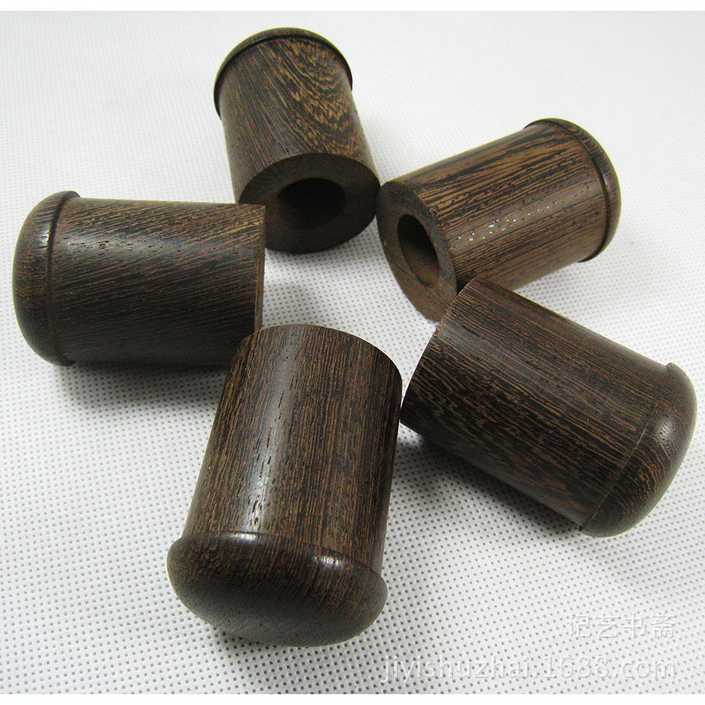 批发字画装裱材料 精制蘑菇头画轴 红木鸡翅木轴头 木杆专用地轴