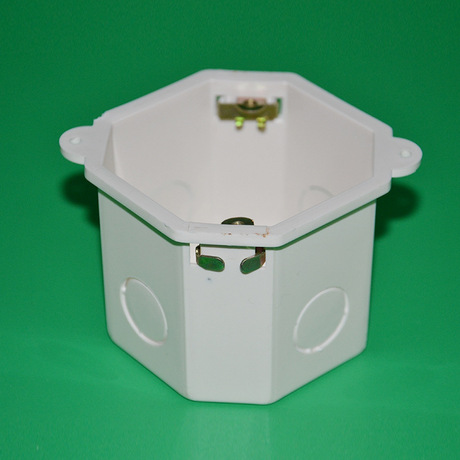 亚昌pvc 灯头盒 八角灯头盒 接线盒 预埋盒 底盒 厂家直销