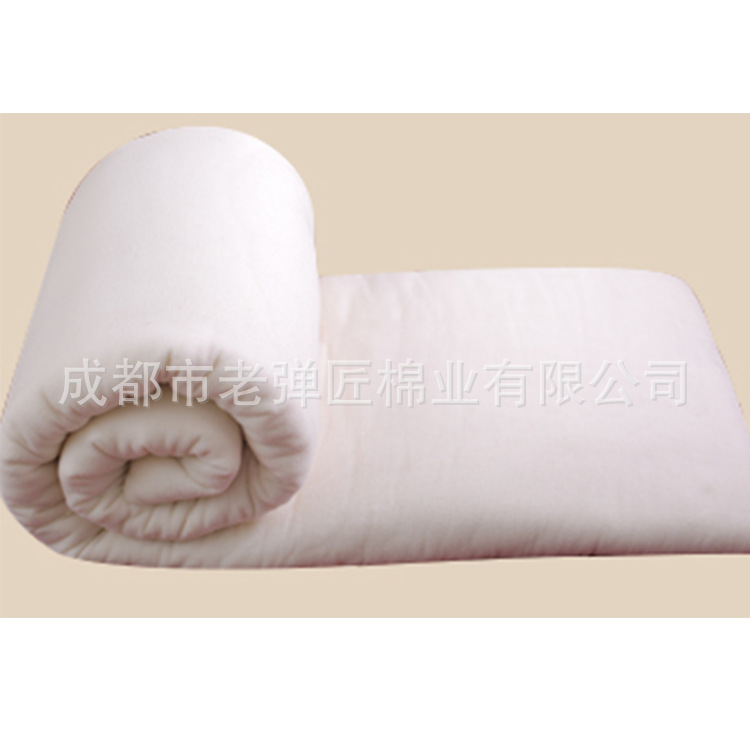 成都手工纯棉 棉絮垫被双人棉花垫被 被褥 有网