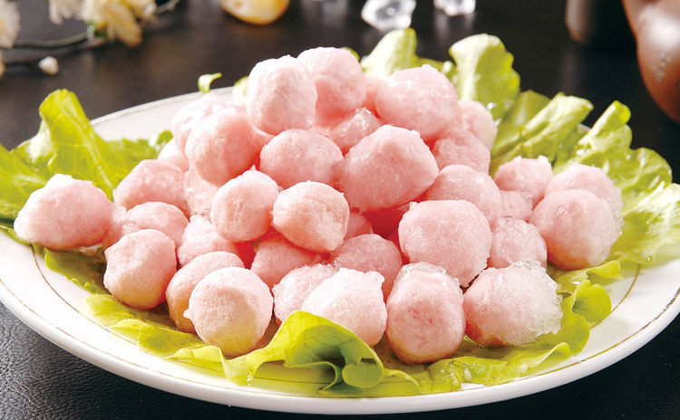 安井丸子系列冷冻食品鱼丸虾丸2500克x4袋x1箱火锅