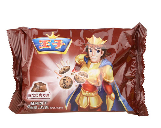 亿滋 王子夹心饼干 巧克力 一包85克g