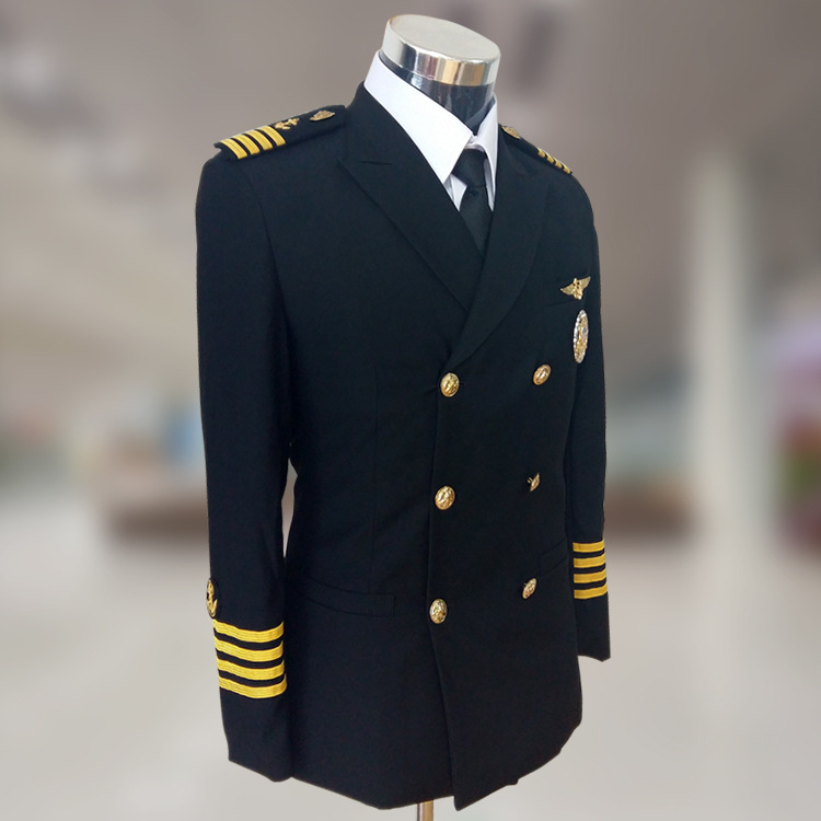 美国航空母舰海军上校制服礼服游艇船长制服海军晚宴常服批发