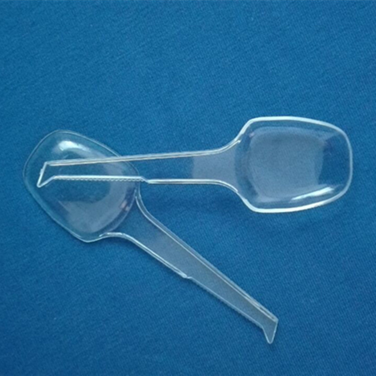 八宝粥塑料勺 折叠勺透明