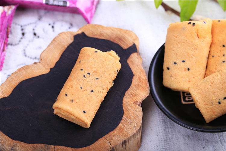 蛋卷乐爷手工金丝卷 盒装蛋卷 好吃又营养140g休闲食品零食