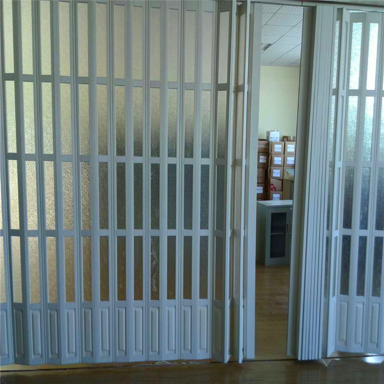 展胜pvc折叠门推拉折叠门塑料折叠门