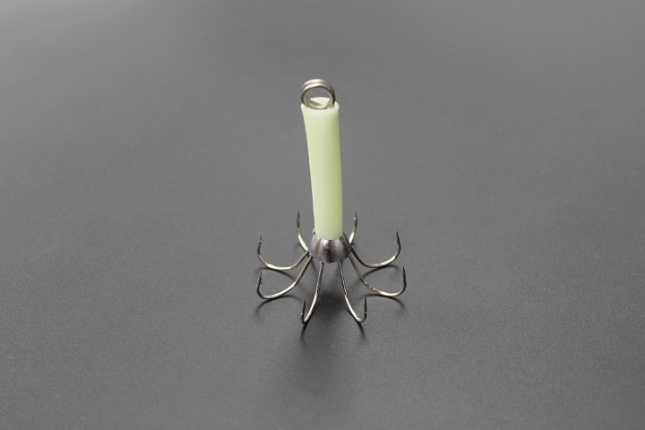 鱿鱼钩鱿鱼饵鱿鱼鱼饵木虾尤鱼钓钓鱿鱼的饵钓鱿鱼夜光钩