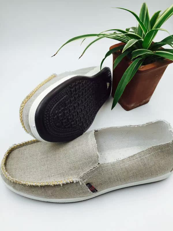 亚麻布鞋