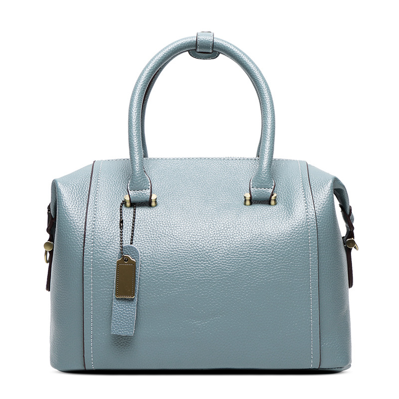 2023 Fashion New Women Bag Lychee Pattern Pillow Bag Trendy Simple Shoulder Messenger Bag Solid Color Tote