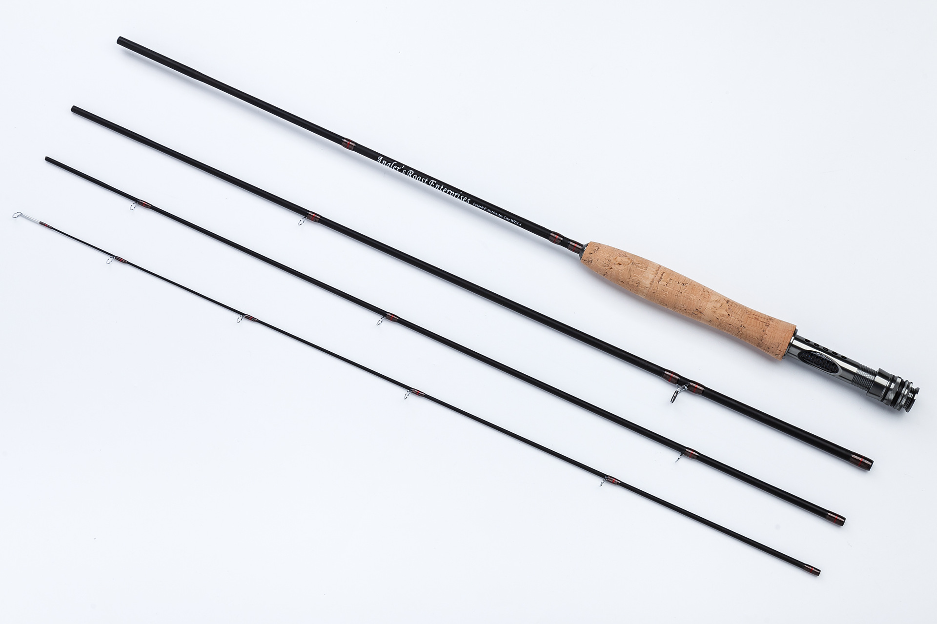 飞钓竿2.4米 飞蝇竿 便携式4节碳素路亚竿 出口路亚竿批发