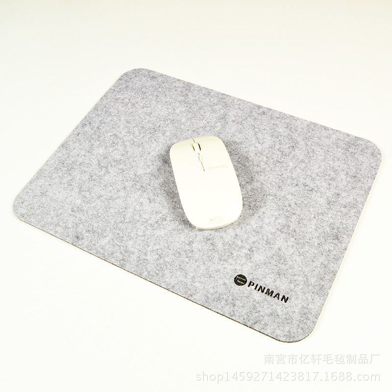 批发超大鼠标垫毛毡 多功能电脑鼠标垫键盘垫写字书桌垫冬季保暖