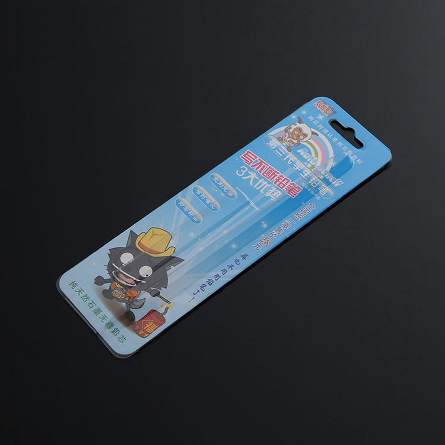 厂家定制文具用品塑料包装折边插卡吸塑包装