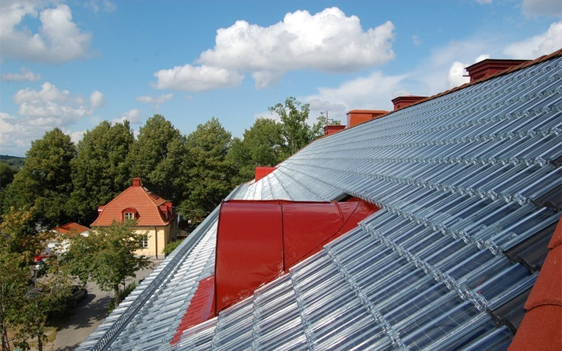 屋顶玻璃瓦钢化