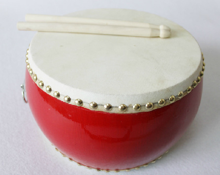 打击乐器 奥尔夫乐器 幼教教学 鼓面直径20cm堂鼓 教具 幼儿园